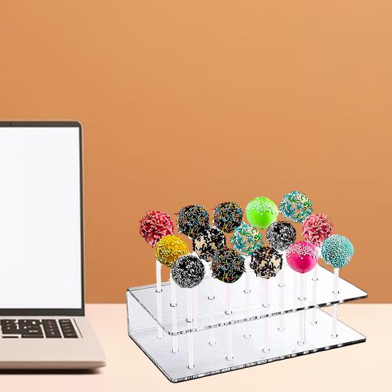 2 шт. подставка для леденцов, прочная конструкция, пищевая, без BPA, прозрачная, 15 отверстий, конфеты