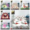 3D Bird Bedding Set Super King Bed Duvet Cover Pillowcase 2/3 Pieces AU180 * 210 Full Size Home Textile Luxury Soft Quilt Cover