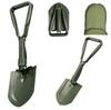 Походная лопата Лопата Снег Высокоуглеродистая сталь Встроенная лопата Лопата Мини Складная с сумкой для хранения 7 функций Альпинизм Кемпинг На открытом воздухе Снег