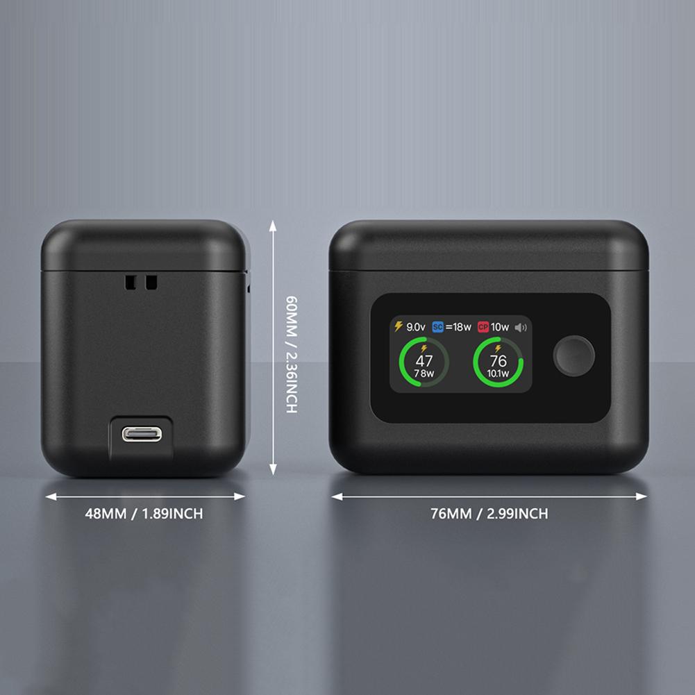 Для Insta360 X5 Зарядный кейс для аккумулятора USB-C Перезаряжаемый Портативный зарядный бокс для аккумулятора Хранилище для зарядного устройства аккумулятора Аккумуляторные компоненты