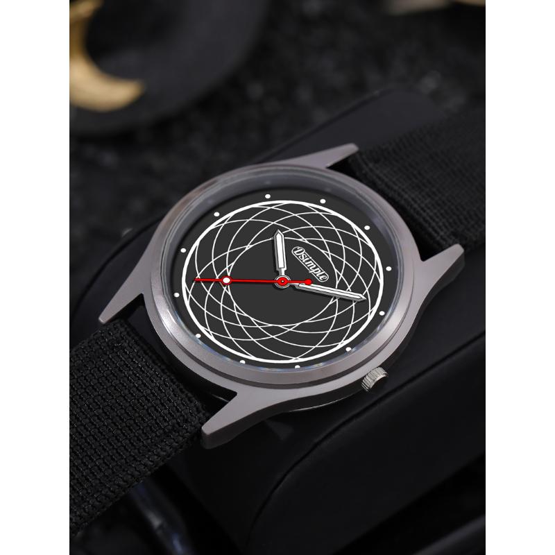 Модные мужские спортивные часы для мужчин, роскошные нейлоновые кварцевые наручные часы с календарем, светящиеся часы для мужчин, деловые повседневные часы