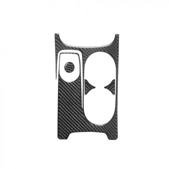 4Pc Carbon Fiber Interior Center Cup Holder Cover Trim For Mercedes Benz CLA GLA