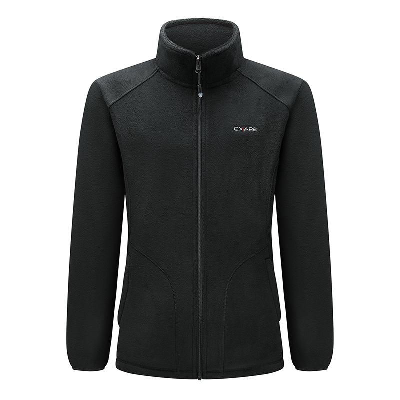 Unisex Cross-Border Winter Logo Fleece Jacket for Hiking & Mountaineering