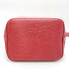 LOUIS VUITTON Epi Petit Noe Shoulder Bag Epi Leather Castarian red Women M44107 Used
