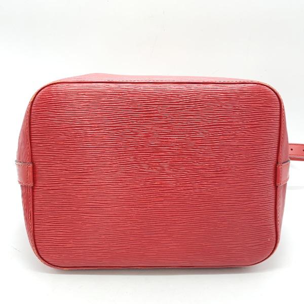 LOUIS VUITTON Epi Petit Noe Shoulder Bag Epi Leather Castarian red Women M44107 Used