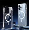 Высокопрозрачный противоударный магнитный чехол для iPhone 11/12/13/14/15/17 Pro