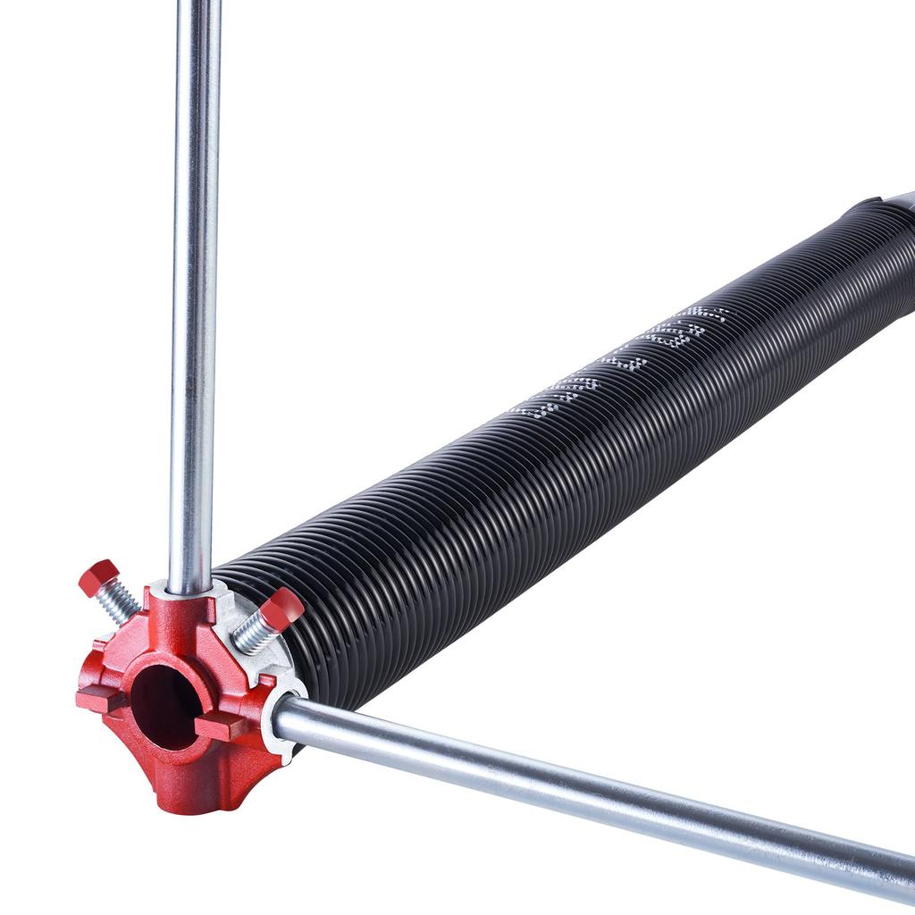 VEVOR Garage Door Torsion Springs, Pair of 0.218 x 2 x 26 in, 16000 Cycles, Electrophoresis Black Coated for Replacement