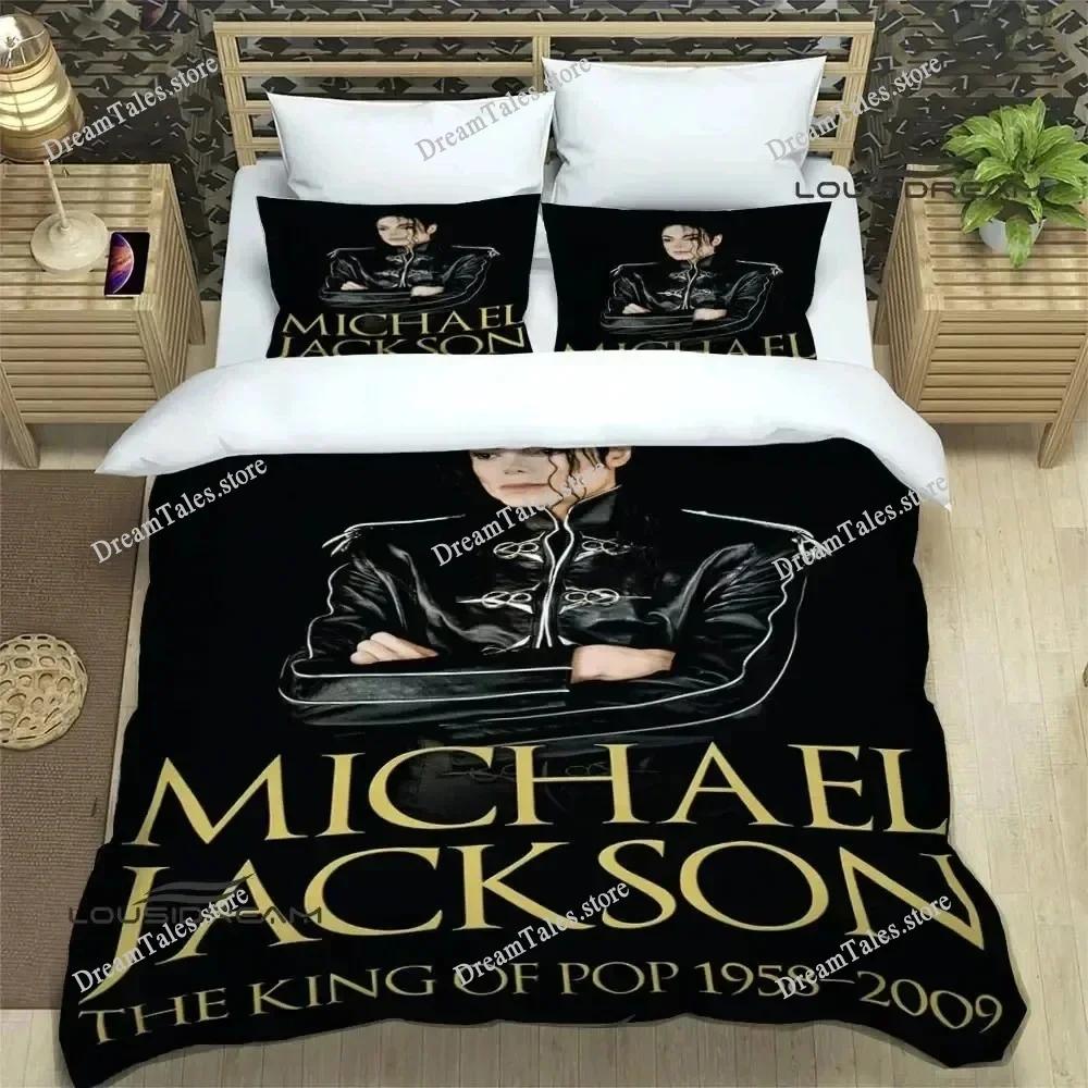 Michael Jackson Bedding Set Single Twin Full Queen King Size Bed Set Aldult Kid Bedroom Duvetcover Sets Bed Sheet Set 2025