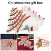 Christmas Tree Box Tree Shape Cake Storage Box Resin Food Storage Container