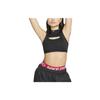 Indy Mini Mock-Neck Solid Logo Light Support Sports Bra Women Underwear Black DV9871-010