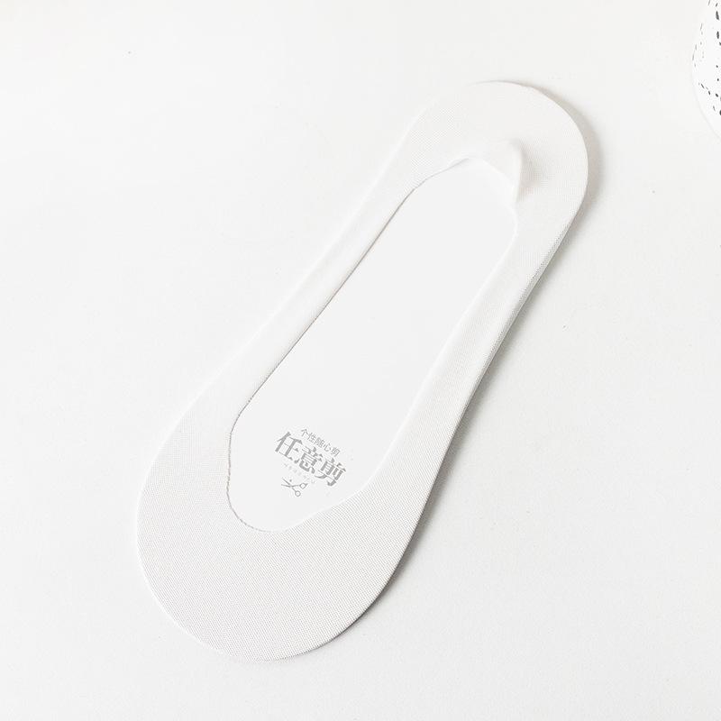 Женские ультратонкие низкие невидимые хлопковые носки с силиконовой противоскользящей вставкой для туфель на высоком каблуке