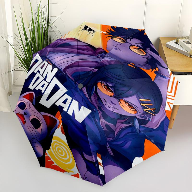 Dandan, Anime Themed Automatic Opening and Closing Umbrella, Compact Travel Umbrella, Lightweight and Portable, Suitable for Beach Commuting