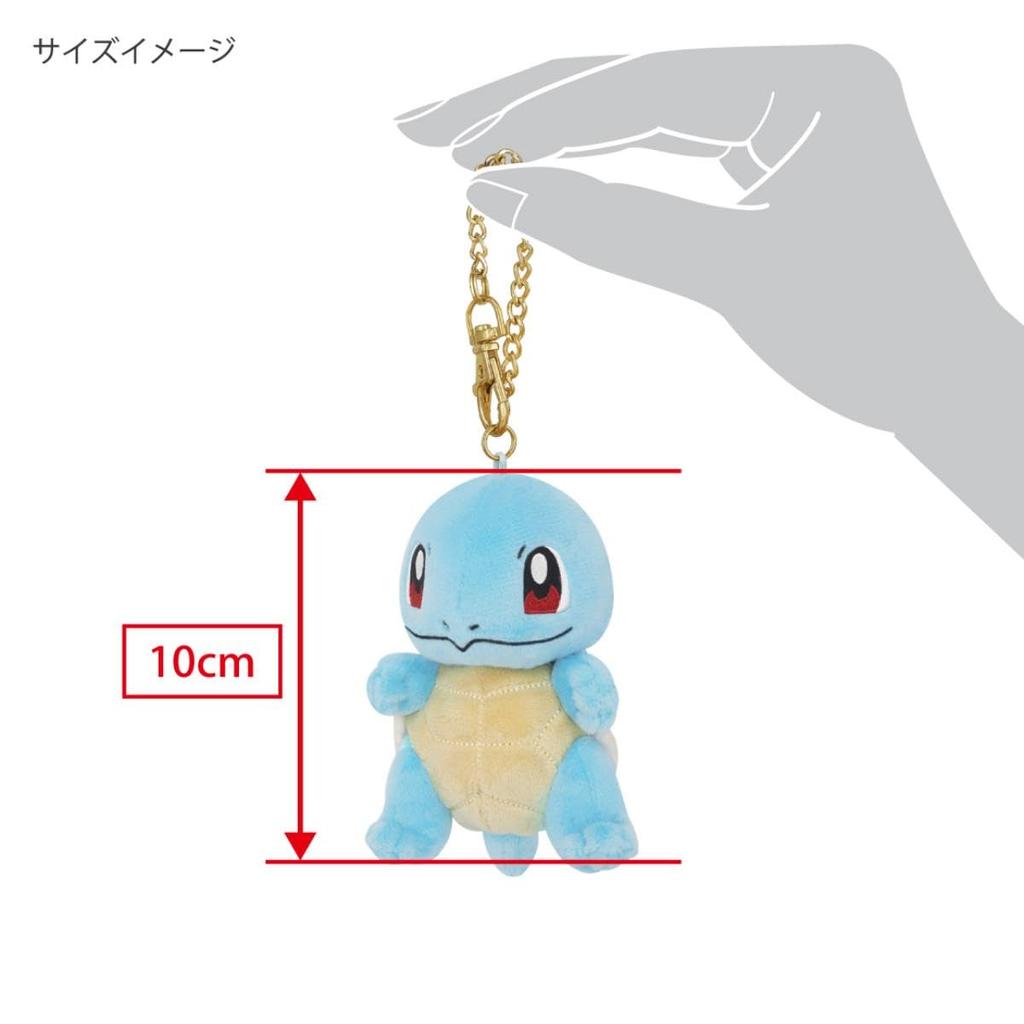 Sanei Boeki Pokemon ALL STAR COLLECTION Сквиртл Маскот Ш7 x Г8 x В10см Плюшевый Маскот Покемон PM03