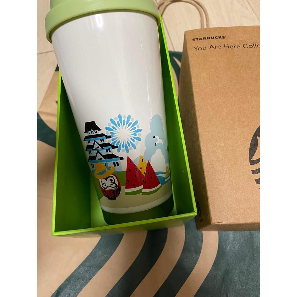 Б/у термокружка Starbucks из нержавеющей стали Tumbler JAPAN Mt. Fuji Sunflower Бутылка для воды Летний Starbuckstumbler