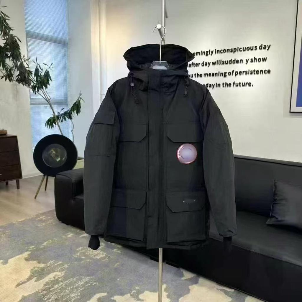 Пуховик Canada Expedition 08 - Средний Длинный Пальто с Капюшоном для Мужчин и Женщин