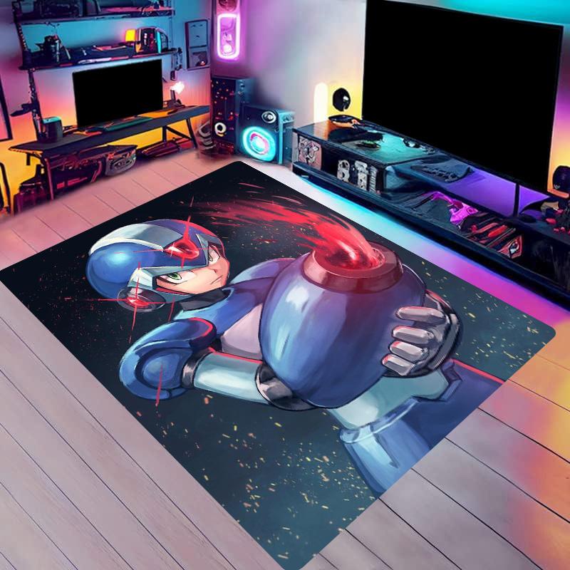 Ковер для игры с роботами M-Megaman Европейская и Американская Серия Квадратные ковры для гостиной Коврики для палаток Ковры для гостиной