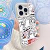 Чехол для Apple iPhone в стиле граффити для 17 Promax, 16, 15, 14, 13 - Европейский и Американский дизайн