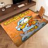 1pc Cute Garfield Print Area Rug - Soft, Washable Non-Slip Indoor Mat, Living Room, Home Office Decorative Rug,Office Decorative