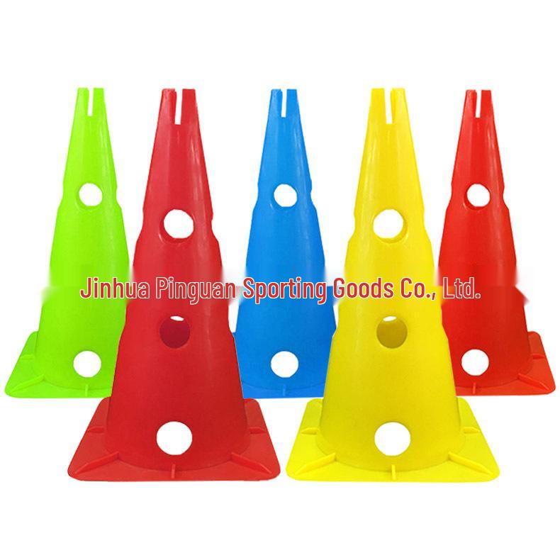 Thickened Cone Marker for Training: 18/23/32/38/48cm – Plastic Bucket for Football, Ice Cream, and Obstacle Courses