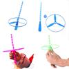 Toy Plastic Ufo Outdoor Sports Games Outdoor Dragonfly Dragonfly Flying  Toy Handle UFO Toy