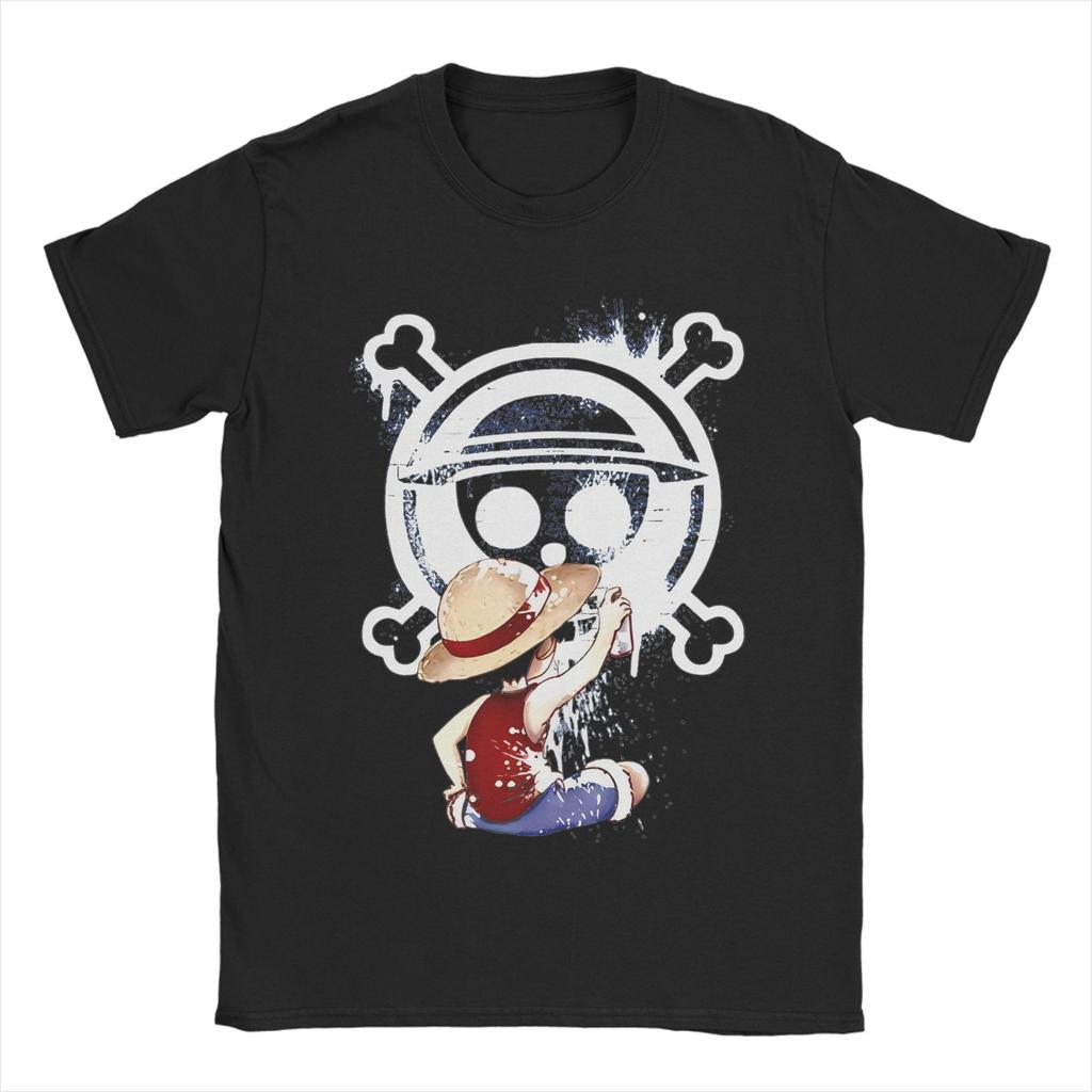 Unisex Women TShirt Luffy Gear 5 One PieceAnime Vintage Cotton Tee Shirt Short Sleeve T Shirt O Neck Clothes Plus Size