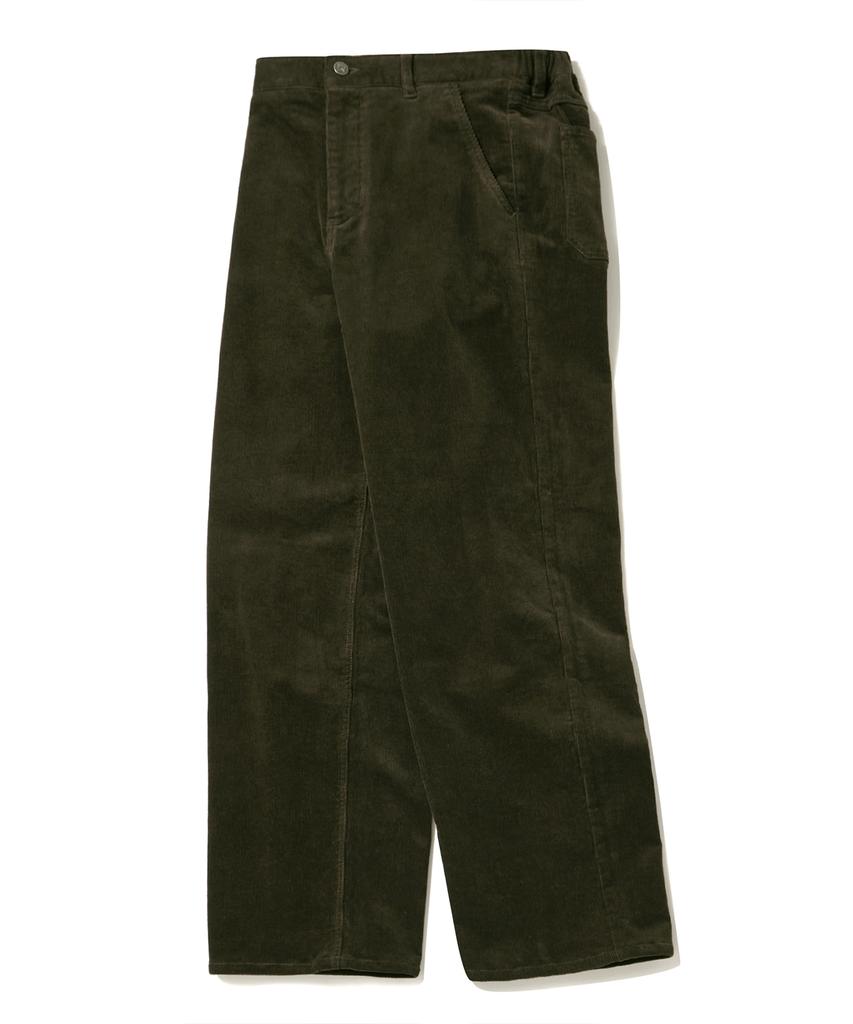 KULTE Back Brushed Corduroy Pants_Khaki