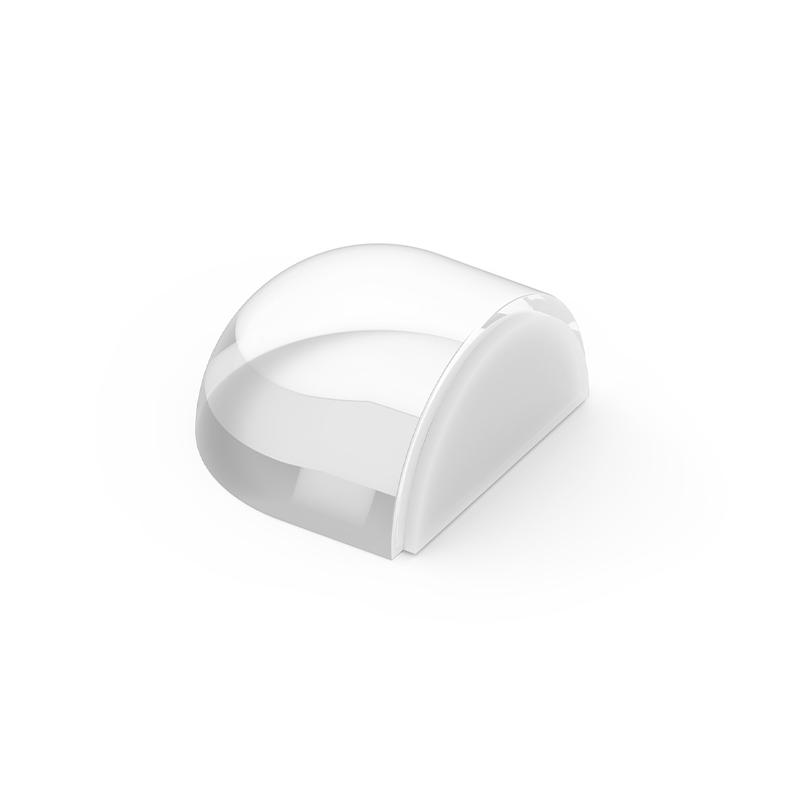 Transparent spherical adhesive bumper