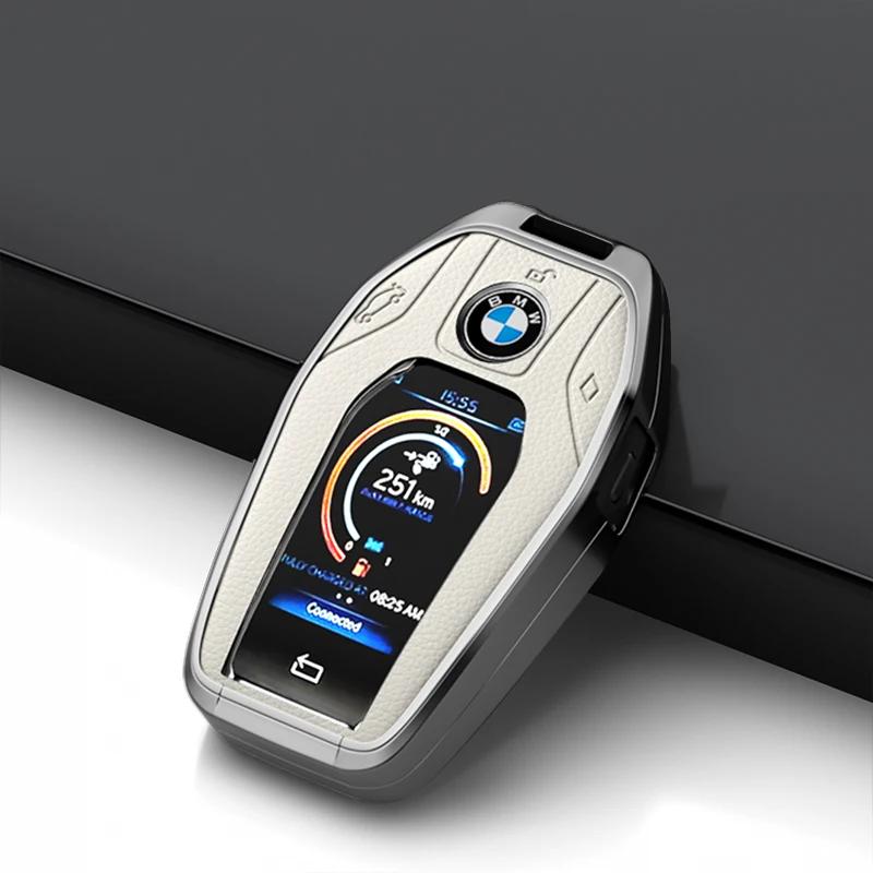 Car Key Case for BMW 216i F46 X1 X2 X3 X5 X6 GT 2 5 6 7 Series 3 4 Buttons Smart Keyless Remote Control Fobs Protector Cover UG6