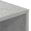 Grey Concrete Sideboard with Drawers 102 x 31 x 99.5 cm