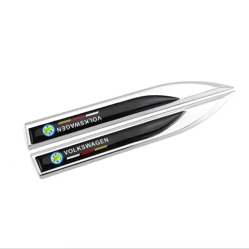 Новый Для Volkswagen VW Polo Golf 6 Passat B6 T5 TSI R 3D Металлический Эпоксидный Логотип Значок Наклейка на Автомобиль Автоаксессуары Эмблема на Крыло D