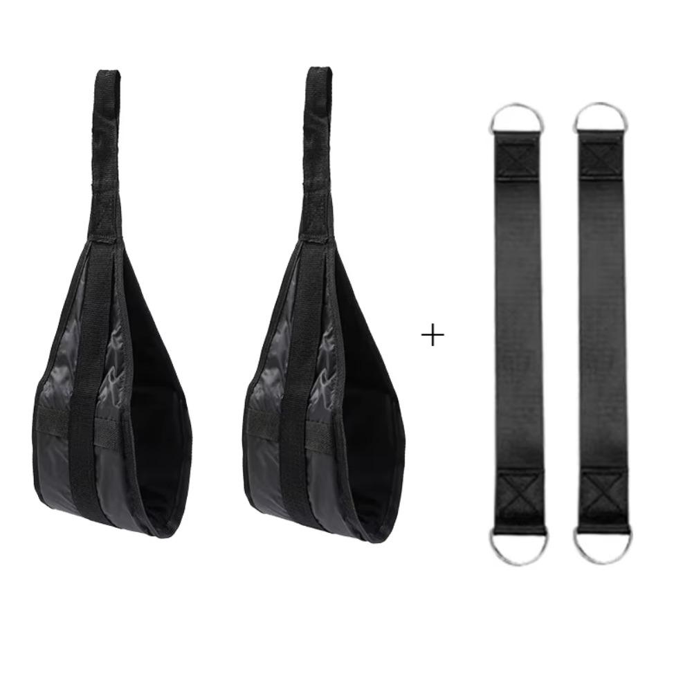 Suspension Workout Support Belt Hanging Leg Raiser Pull Up Ab Straps Abdominal Muscle