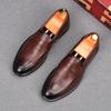 Fashion Fashion Penny Loafers Men's Black Brown Patent Leather Oxford Flats Casual Shoes Male Homecoming Wedding Dress Zapatillas Hombre