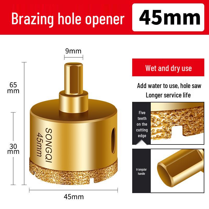 Diamond Tile Drilling Bit for Glass, Marble & Porcelain