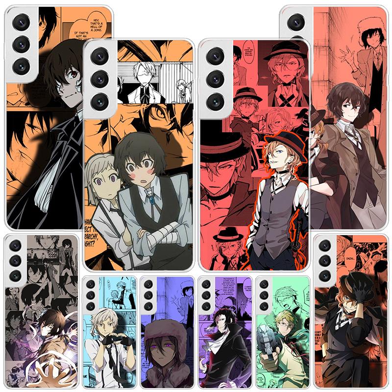 Bungo Stray Dogs Manga Phone Case For Samsung Galaxy S24 S25 Edge S26 Ultra S23 S22 S21 Plus S20 FE + Personalized Print Cover G