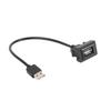 Автомобильная приборная панель с утопленным креплением USB 2.0 порт удлинительный кабель панели строгие стандарты качества превосходный пластиковый адаптер для Toyota