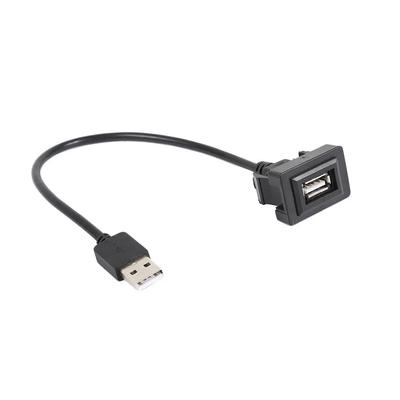 Автомобильная приборная панель с утопленным креплением USB 2.0 порт удлинительный кабель панели строгие стандарты качества превосходный пластиковый адаптер для Toyota