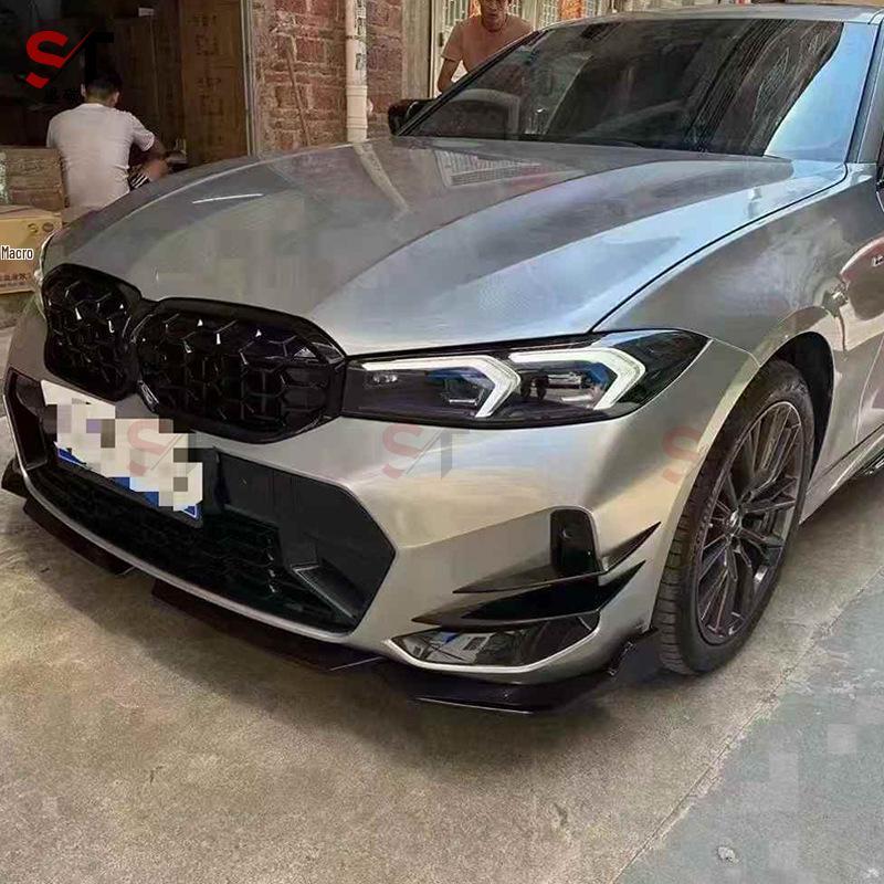 BMW 3 Series G20/G28 Carbon Fiber AC Style Front Bumper Canard & Spoiler.