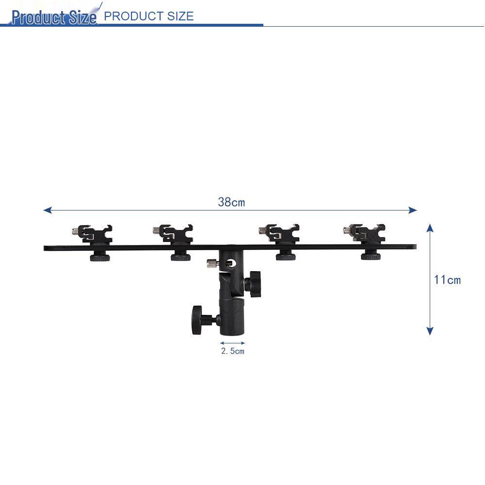 Держатель вспышки со светоотражающим зонтом и штативом для камер