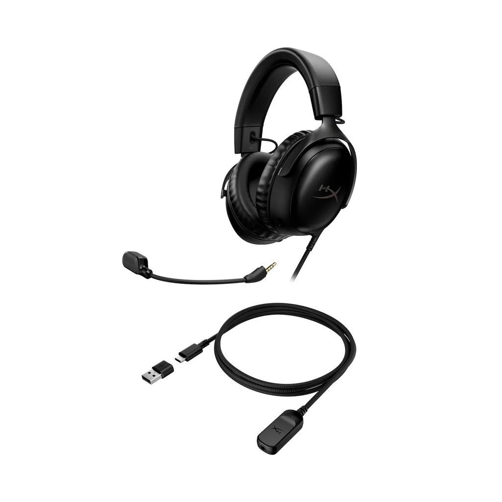 Проводная игровая гарнитура HyperX Cloud III с микрофоном, красная