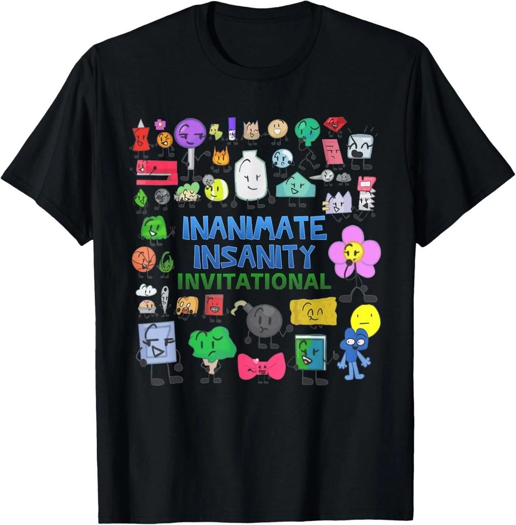 Футболка с принтом Creator Ink Inanimate Insanity Черно-белый Смешной Мем