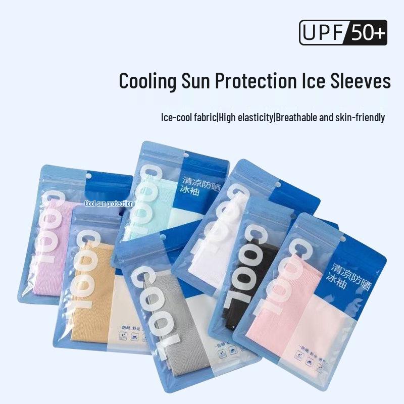 Ice Silk Sun Protection Sleeve for Men and Women - Cooling Outdoor Sports Sleeve for Driving and Cycling