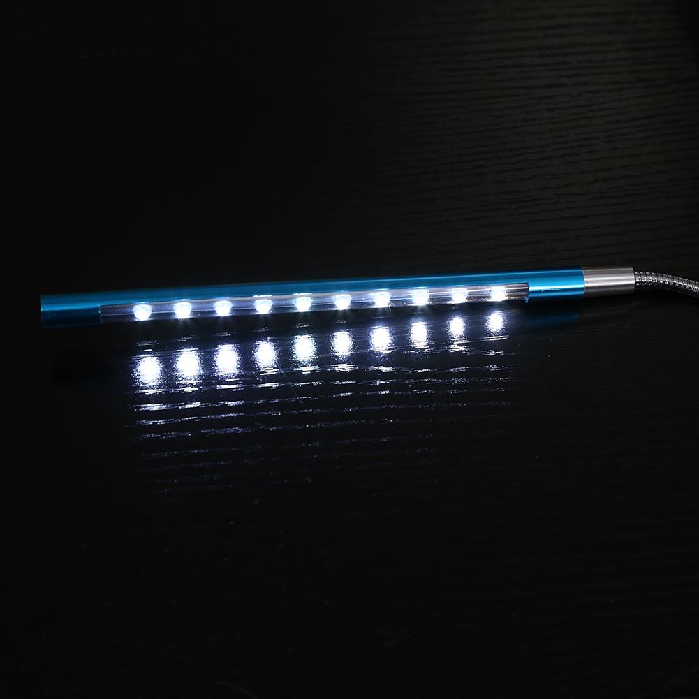 5V Гибкая USB светодиодная лампа для чтения Фонарик Для ноутбука ПК Компьютера Клавиатуры Черный