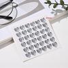 Children's Heart Diamond 3D Acrylic Stickers for Kindergarten Rewards