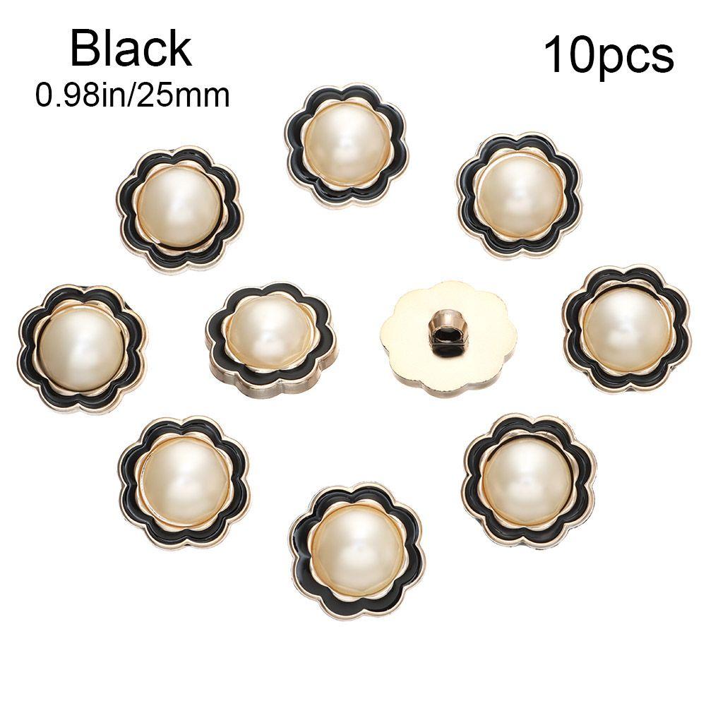 10Pcs Plastic Sewing Button DIY Needlework Pearl Clothing Buttons Sewing Accessories Shirt Buttons