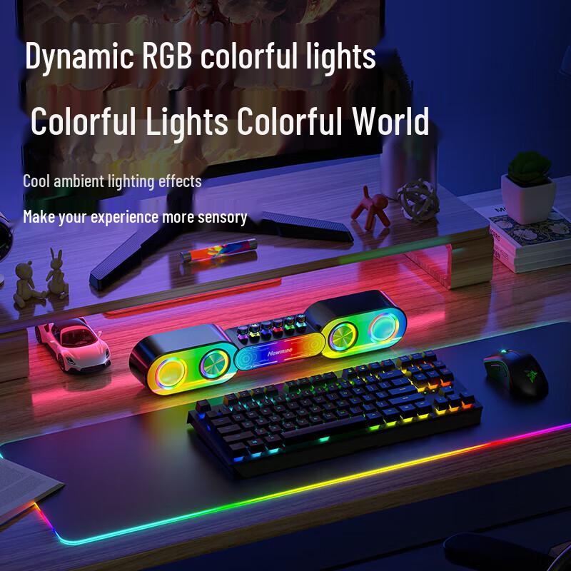 Newman K231 RGB Gaming Desktop Bluetooth Speaker CN plug (adapter included)