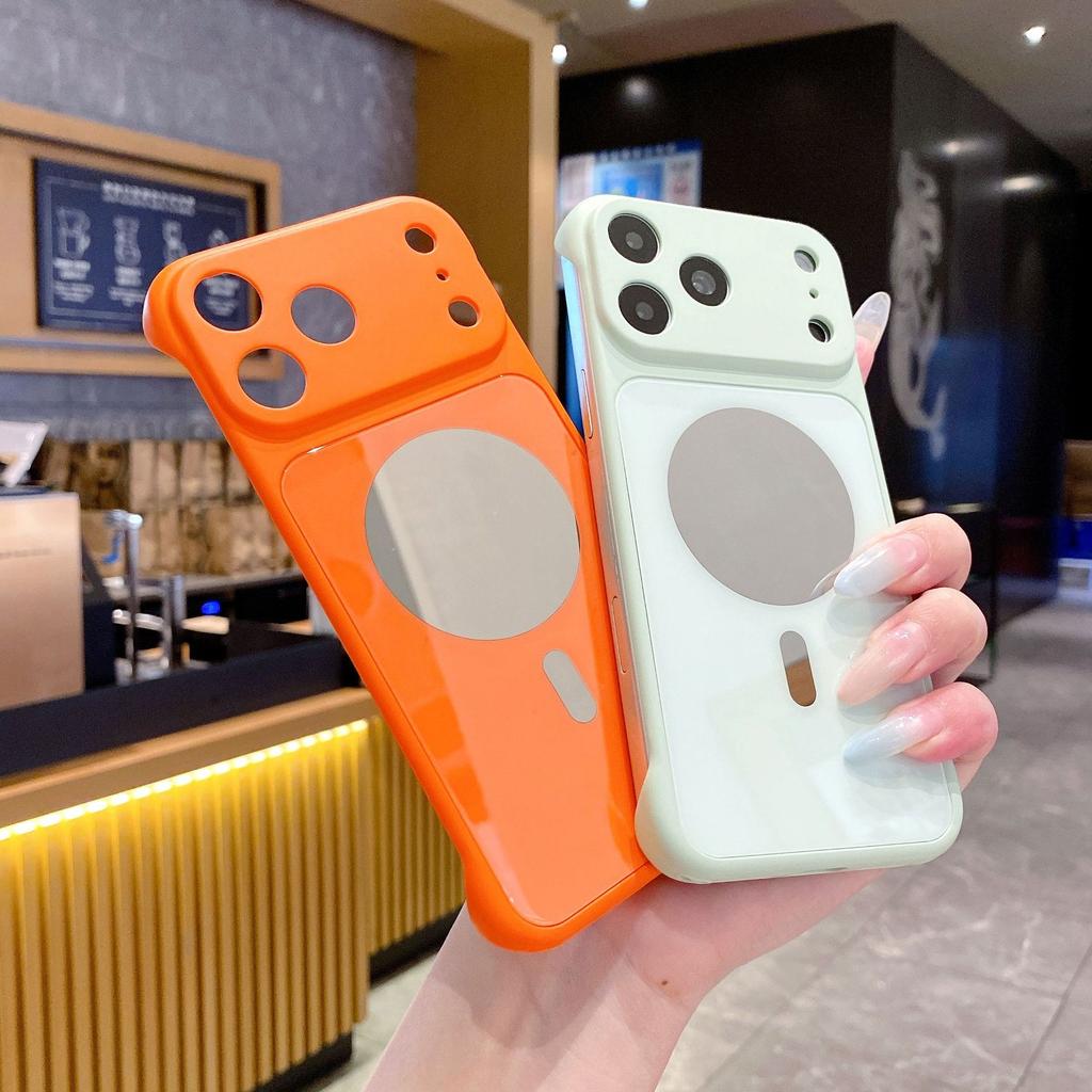 Подходит для iPhone11Promax зеркало для макияжа чехол для мобильного телефона Apple 11PM магнитная присоска безрамочный 11 ультратонкий защитный чехол