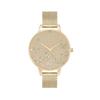 Авторизованный дистрибьютор Olivia Burton Watch Ladies OB16MB37 Sparkle Butterfly Demi Gold Mesh Gray Dial White Mother of Pearl Butterfly [OLIVIA BURTON]