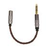 4.4mm Balanced Male To 3.5mm Stereo Female Headphone Cable Gold Plated Portable Headphone Adapter
