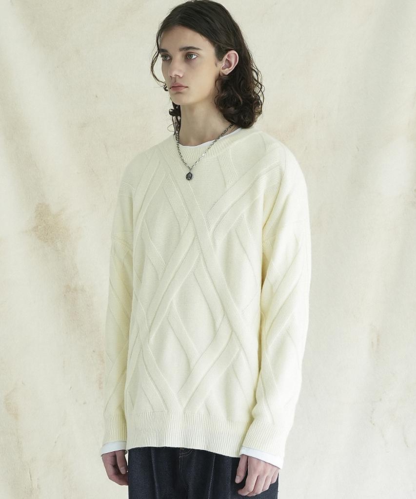 AVANDRESS Cross Round Knit - 5 Col