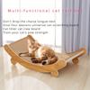 Cat Lounge Chair Made of Sisal Wooden Cat Scratching Pads Multifuction Cats Sleeping Bed Detachable Wear-resistant Cat Scratch Board